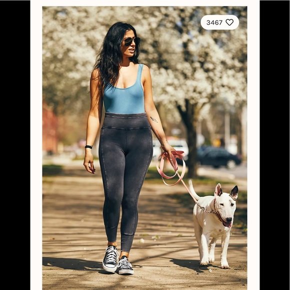 Free People High-Rise Ankle Hot Shot Leggings - Picture 5 of 13